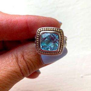 NWOT EFFY BLUE TOPAZ RING